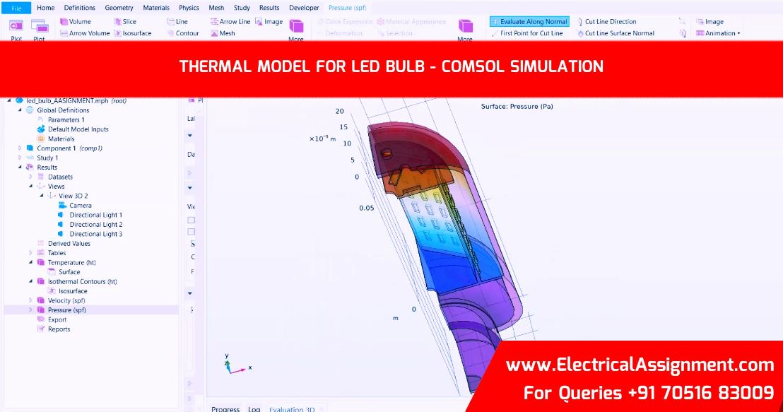Induction Heating COMSOL Electromagnetic Thermal Model screenshot 2